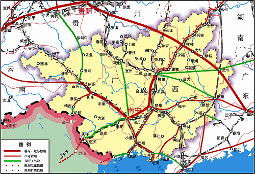 广西有7条高铁将于年内陆续全部具备开通运营条件